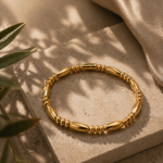 Gold Bamboo Bracelet