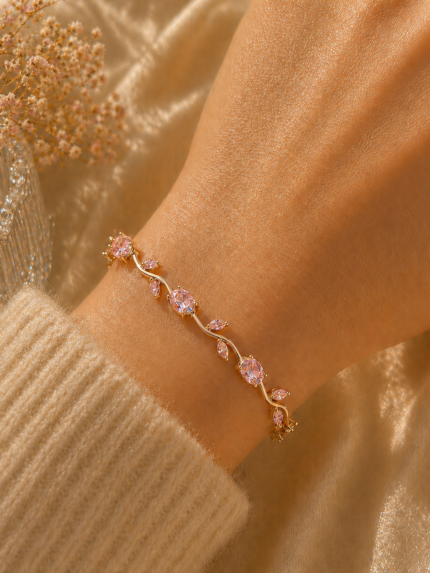 Pink Tulip Bracelet