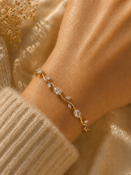 White Tulip Bracelet