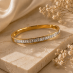 Stone Studded Bangle Bracelet